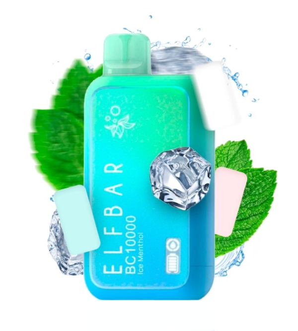 Elf Bar 10000 Ice Menthol (Ледяная мята) | Одноразовая электронная сигарета
