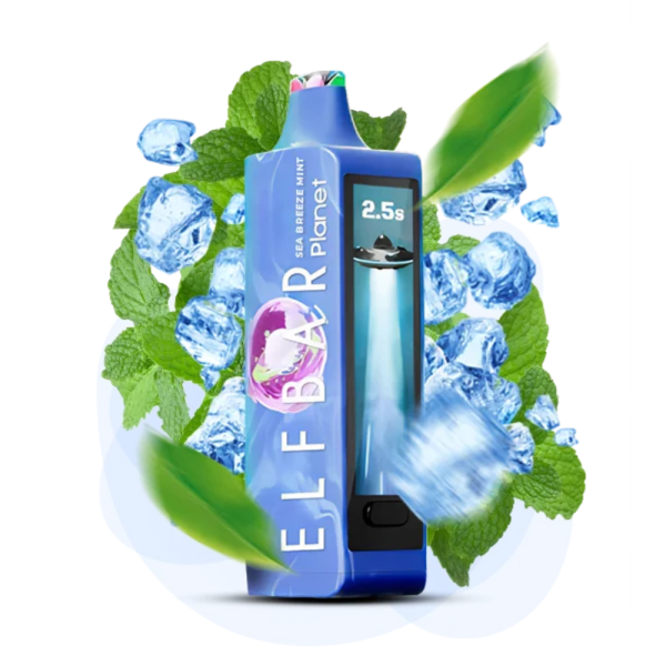 Elf Bar Planet 25000 Sea Breeze Mint (Морской бриз М'яти) | Одноразова електронна сигарета