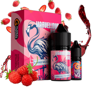 Marvellous Max Flamingo Wild Strawberry 30мл (Суниця) | Набір для самозaмісу