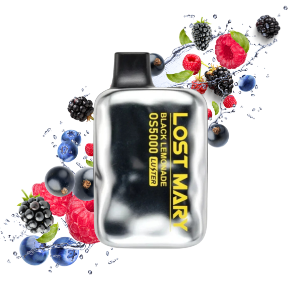 Lost Mary 5000 Black Lemonad (Ягідний Лимонад) | Одноразова електронна сигарета