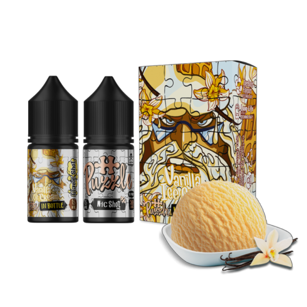 In Bottle Vanilla Ice Cream 30мл (Ванильное Мороженое) | Набор для самозaмеса (солевой никотин)