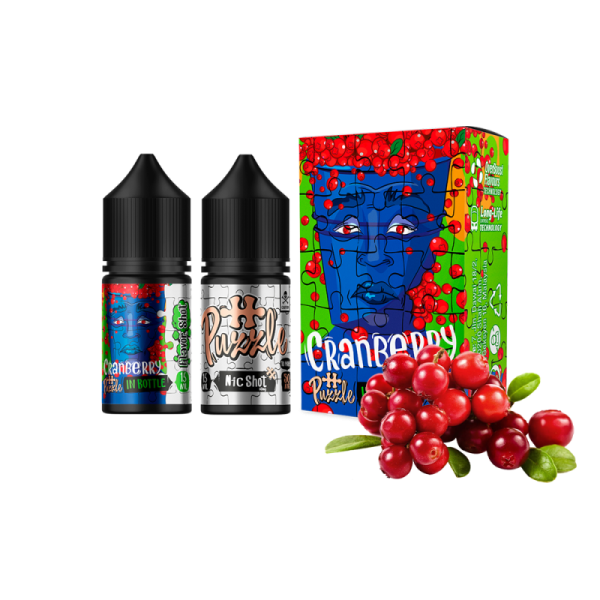 In Bottle Cranberry 30мл (Клюква) | Набор для самозaмеса (солевой никотин)
