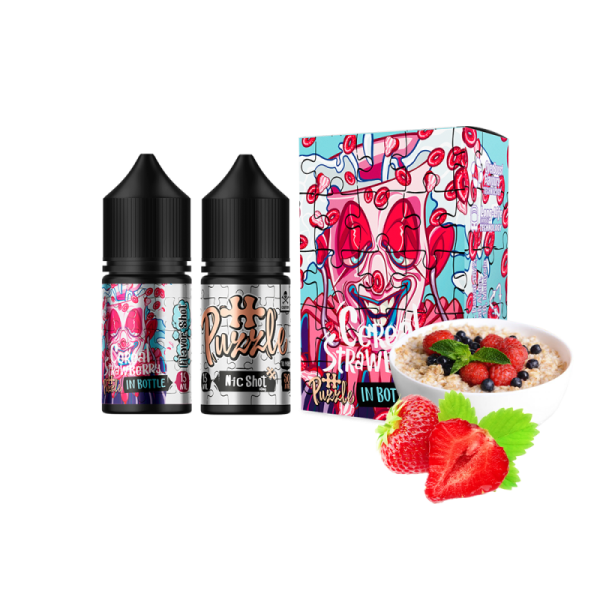 In Bottle Strawberry Cereal 30мл (Клубничные Хлопья) | Набор для самозaмеса (солевой никотин)