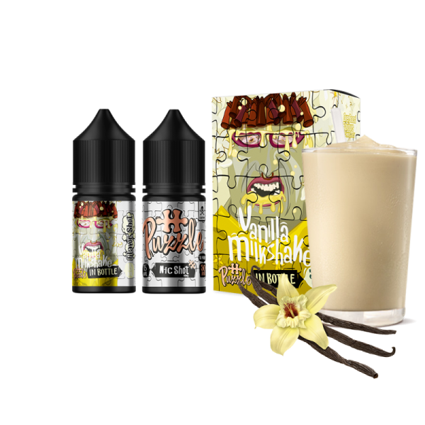 In Bottle Vanilla Milkshake 30мл (Ванильный Милкшейк) | Набор для самозaмеса (солевой никотин)