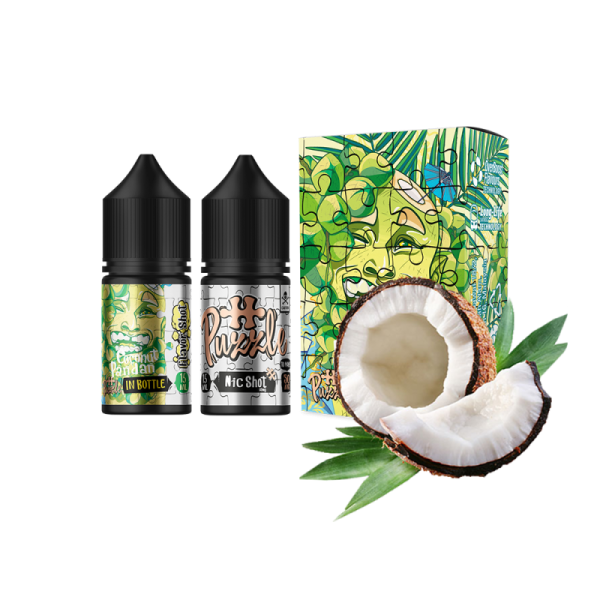 In Bottle Coconut Pandan 30мл (Кокос с Панданом) | Набор для самозaмеса (солевой никотин)