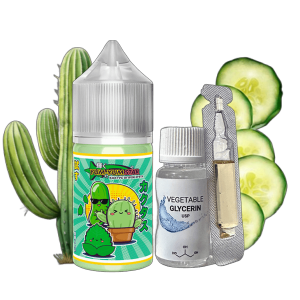Yum Yum Star Кактус Огірок М'ята 30мл | Набір для самозaмісу (сольовий нікотин)