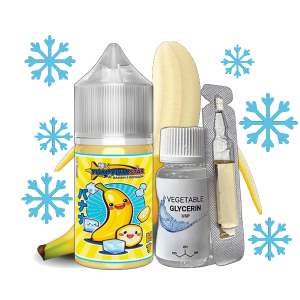 Yum Yum Star Банан c Холодом 30мл | Набор для самозaмеса (солевой никотин)