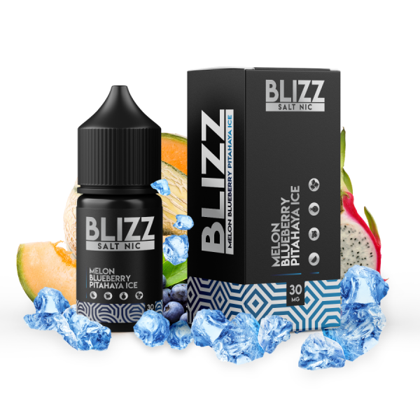 Blizz Melon Blueberry Pitahaya Ice 30мл (Дыня Черника и Питайя со льдом) | Солевая жидкость