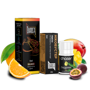 Chaser Black Bali 30мл (Маракуя Манго Апельсин) | Набір для самозaмісу (сольовий нікотин)