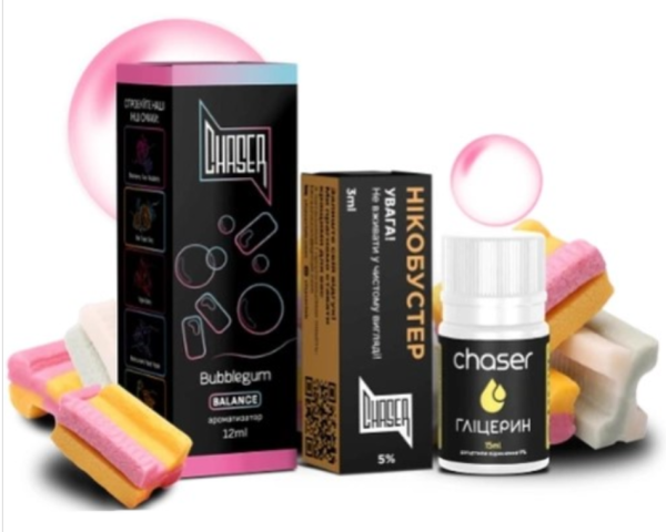 Chaser Black Bubblegum 30мл (Жвачка) | Набор для самозамеса (солевой никотин)