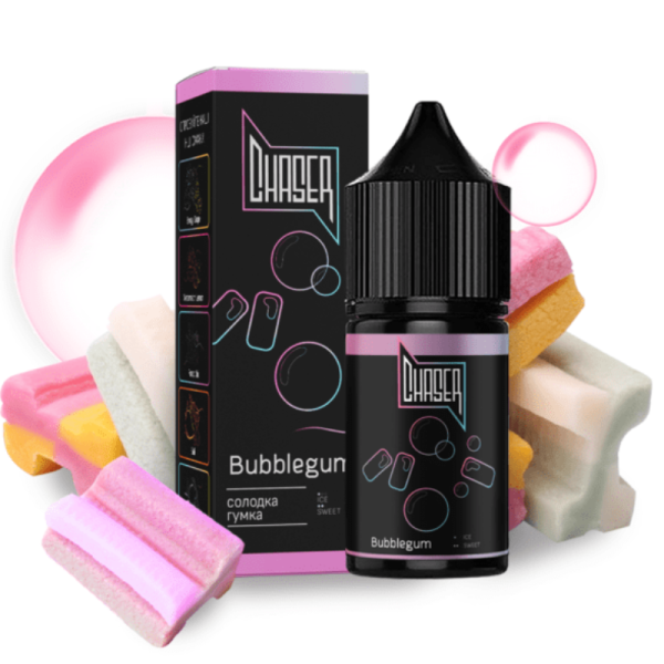 Chaser BLACK Bubblegum 30мл (Жуйка) | Сольова рідина