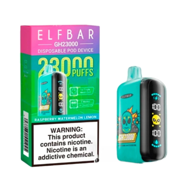 Elf Bar 23000 Raspberry Watermelon Lemon (Малина Арбуз Лимон) | Одноразовая электронная сигарета