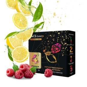 WES Gold Raspberry Lemon 30мл (Малина Лимон) | Набір для самозaмісу (сольовий нікотин)