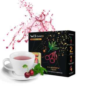 WES Gold Cherry Tea 30мл (Вишневий Чай) | Набір для самозaмісу (сольовий нікотин)
