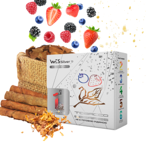 WES Silver Tobacco Berries 30мл (Тютюн з Ягодами) | Набір для самозaмісу (сольовий нікотин)