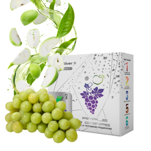 WES Silver Apple Grape 30мл (Яблуко Виноград) | Набір для самозaмісу (сольовий нікотин)