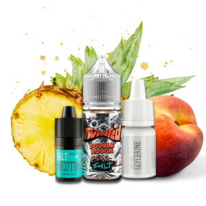 Twisted Double Rough 30мл (Ананас Персик) | Набір для самозамісу (сольовий нікотин)