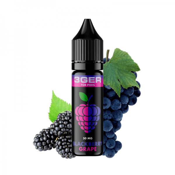 3Ger Blackberry Grape 15мл (Ожина Виноград) | Сольова рідина