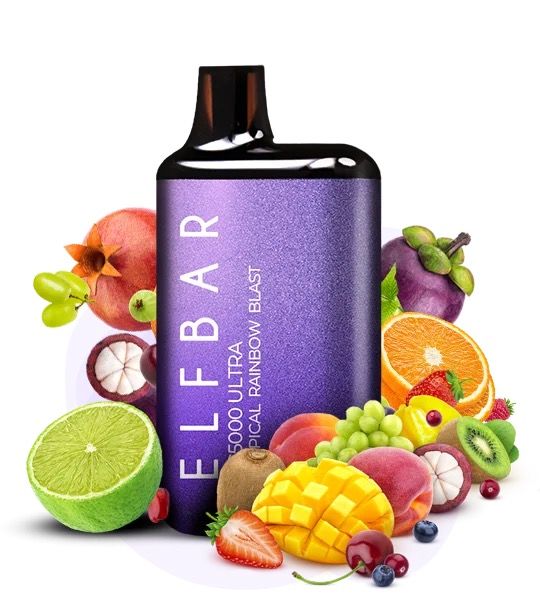 Elf Bar 5000 ULTRA Tropical Blast (Тропічний мікс) | Одноразова електронна сигарета