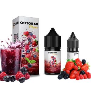 Octobar Prime Berry Juice 30мл (Ягідний сік) | Набір для самозaмісу (сольовий нікотин)