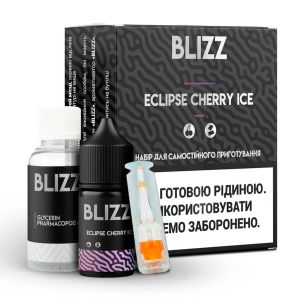 Blizz Eclipse Cherry Ice 30мл (Вишня Лёд) | Набор для самозaмеса (солевой никотин)
