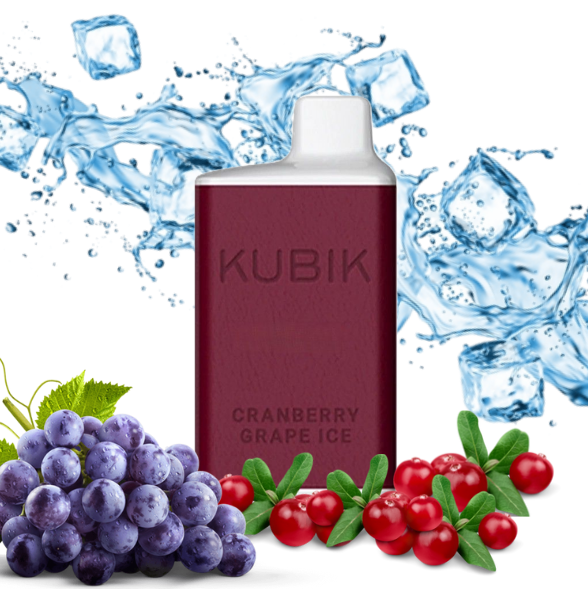 Kubik Max 6000 Cranberry Grape Ice (Виноград и Клюква с Холодком) | Одноразовая электронная сигарета