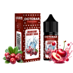 Octobar Fresh Sour Cranberry Cherry Soda 30мл (Журавлина Вишня Содова) | Набір для самозaмісу (сольовий нікотин)