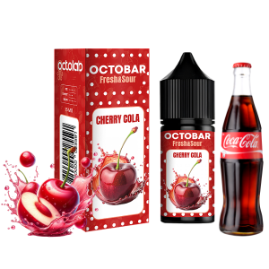 Octobar Fresh Sour Cherry Cola 30мл (Вишнева кола) | Набір для самозaмісу (сольовий нікотин)