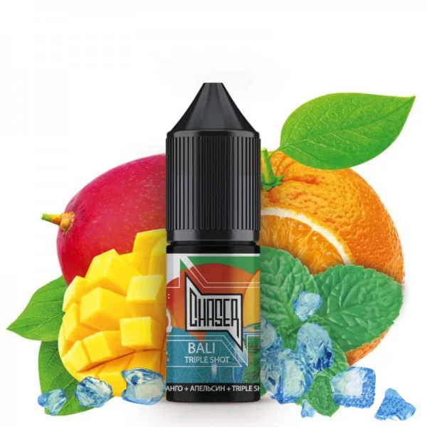 Chaser Bali Triple Shot 10мл (Манго Маракуя Апельсин Мята) | Солевая жидкость