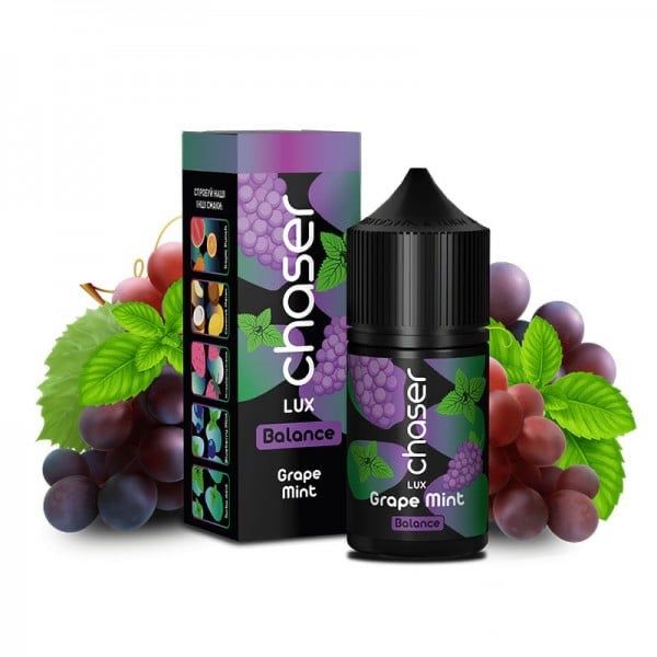 Chaser Lux Grape Mint 30мл (Виноград з М'ятой) | Сольова рідина