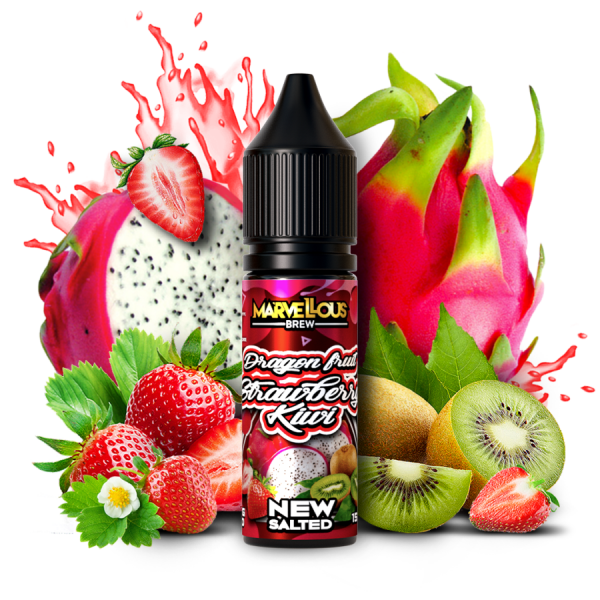 Marvellous Brew Dragon Fruit Strawberry Kiwi 15мл (Питахайя Клубника Киви) | Солевая жидкость