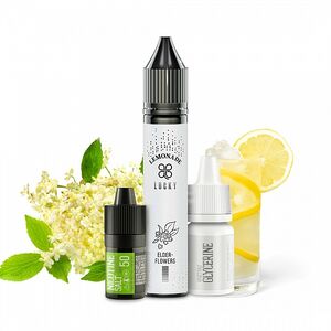 Lucky Elderberry Lemonade 30мл (Лимонад з Бузком) | Набір для самозaмісу (сольовий нікотин)