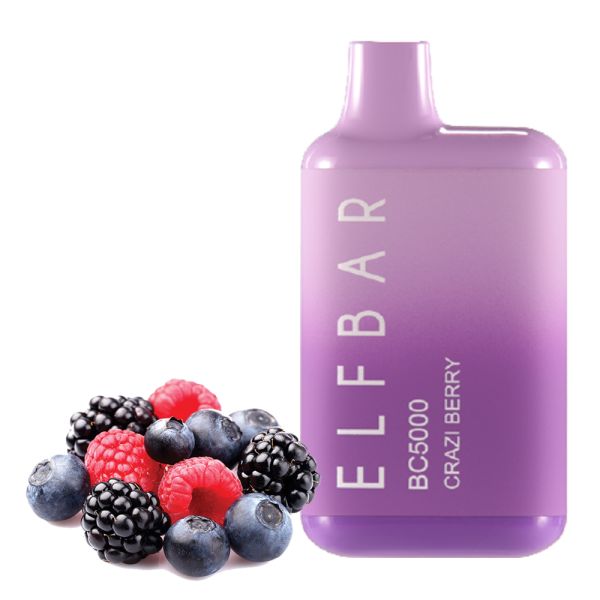 Elf Bar BC5000 Crazy Berry (Ягідний Мікс) | Одноразова електронна сигарета