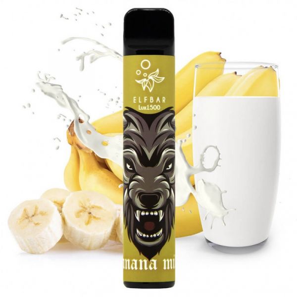 Elf Bar 1500 Banana Milk (Бананове молоко) | Одноразова електронна сигарета