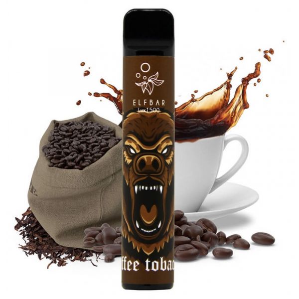 Elf Bar 1500 Coffee Tobacco (Кава з тютюном) | Одноразова електронна сигарета