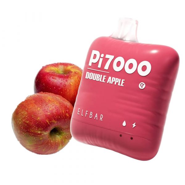 Elf Bar PI7000 Double Apple (Двойное яблоко) | Одноразовая электронная сигарета