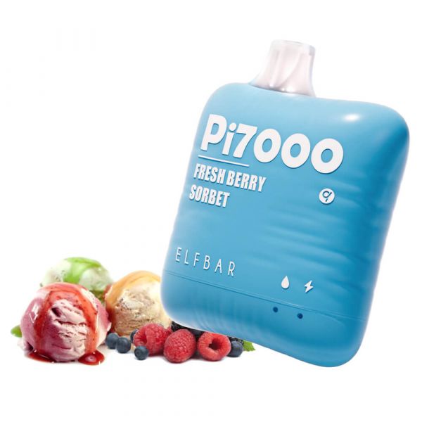 Elf Bar PI7000 Fresh Berry Sorbet (Свежий ягодный сорбит) | Одноразовая электронная сигарета