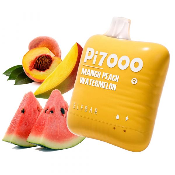 Elf Bar PI7000 Mango Peach Watermelon (Манго Персик Арбуз) | Одноразовая электронная сигарета