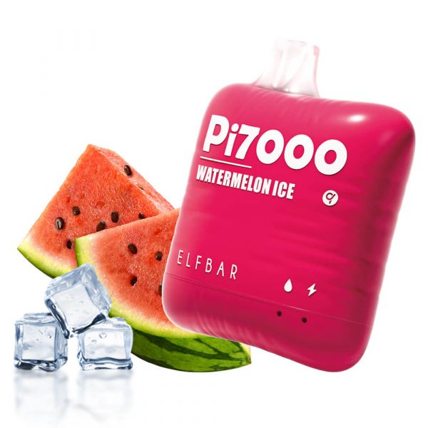 Elf Bar PI7000 Watermelon Ice (Арбуз со льдом) | Одноразовая электронная сигарета