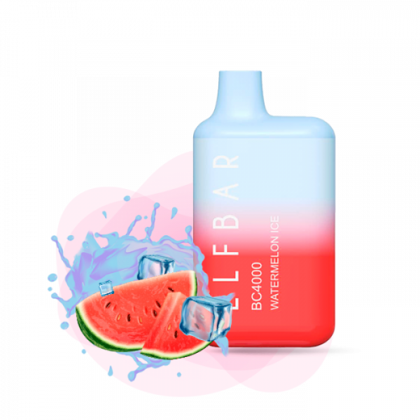 Elf Bar 4000 Watermelon Ice (Кавун з льодом) | Одноразова електронна сигарета