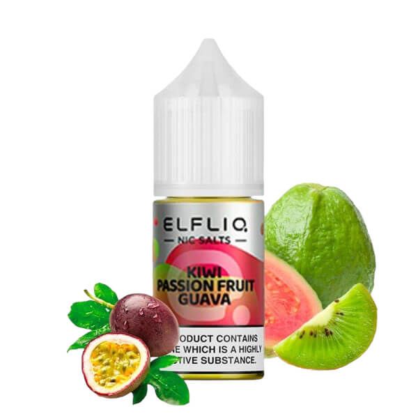 Elfliq Kiwi Passion Fruit Guava 30мл (Ківі Маракуя Гуава) | Сольова рідина