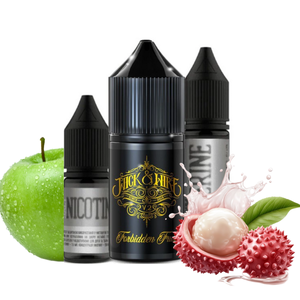 Wick and Wire Forbidden Fruit 30мл (Зеленое яблоко с Личи) | Набор для самозaмеса (солевой никотин)