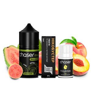 Chaser Mix Гуава Персик 30мл | Набір для самозaмісу (сольовий нікотин)