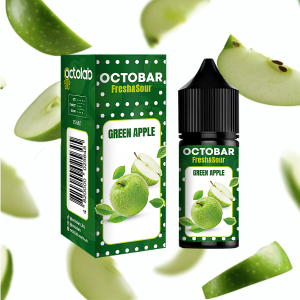 Octobar Fresh Sour Green Apple 30мл (Зелене яблуко) | Набір для самозaмісу (сольовий нікотин)