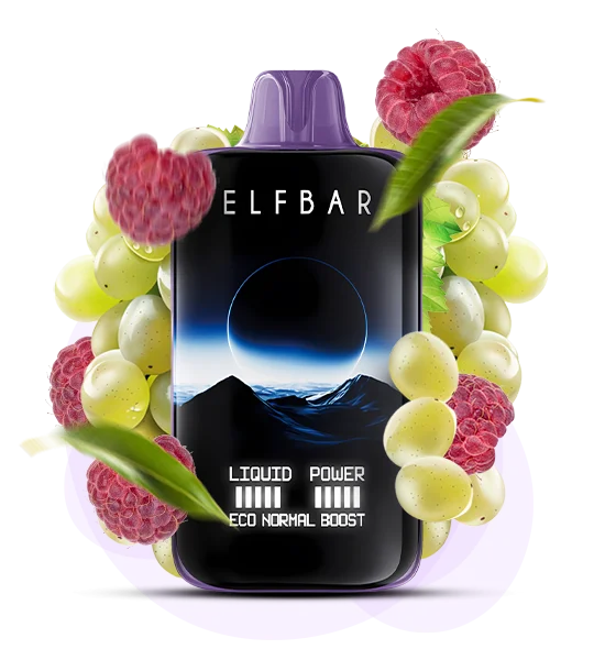 Elf Bar Moon Night 40000 Grape Raspberry (Виноград Малина) | Одноразова електронна сигарета