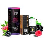 Chaser Black Blackberry Sour Raspberry 30мл (Чорниця Кисла Малина) | Набір для самозaмісу (сольовий нікотин)