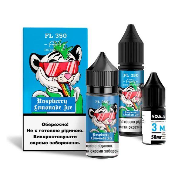 Flavorlab FL350 Raspberry Lemonade 30мл (Малиновий Лимонад) | Набір для самозaмісу (сольовий нікотин)