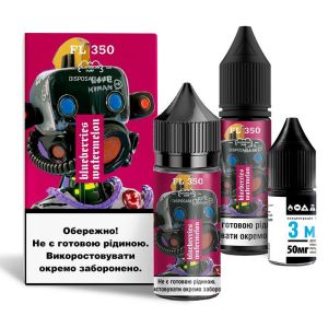 Flavorlab FL350 Blueberry Watermelon 30мл (Чорниця Кавун) | Набір для самозaмісу (сольовий нікотин)