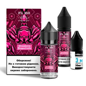 Flavorlab FL350 Strawberry Dragonfruit 30мл (Полуниця Драгонфрукт) | Набір для самозaмісу (сольовий нікотин)