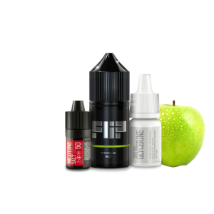 Flip Apple 30мл (Яблуко) | Набір для самозaмісу (сольовий нікотин)